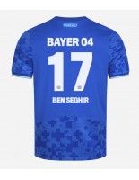 Bayer Leverkusen Eliesse Ben Seghir #17 Alternativní Dres 2025-26 Krátký Rukáv Bayer Leverkusen Eliesse Ben Seghir #17 Alternativní Dres 2025-26 Krátký Rukáv